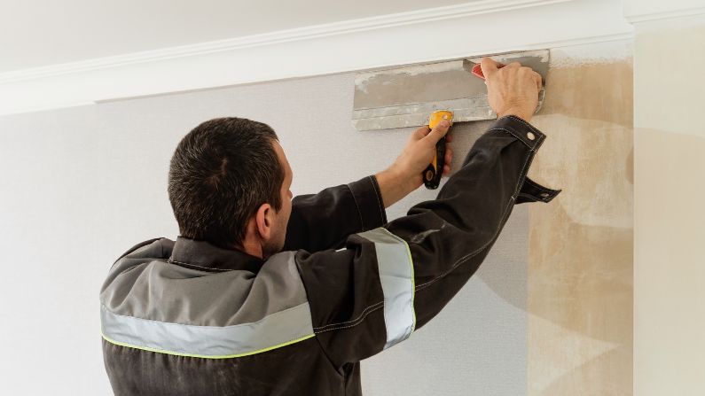 gypsum work-wall partition