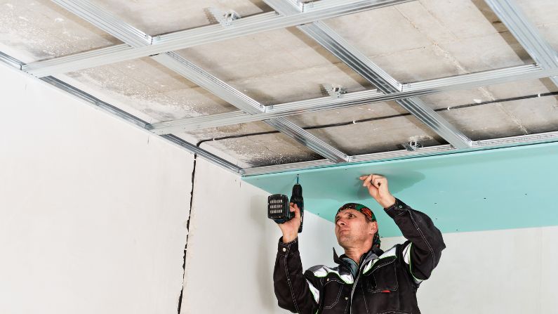 gypsum work-wall plastering