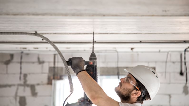 gypsum work - installation