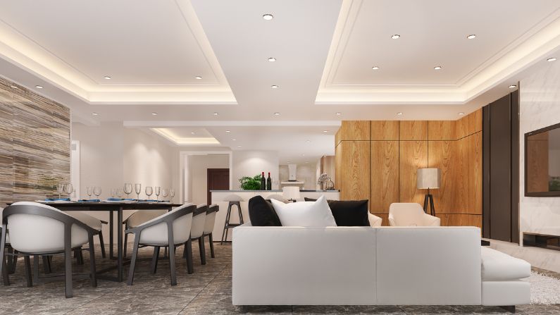 Gypsum works Abu Dhabi for ceiling and partition installations