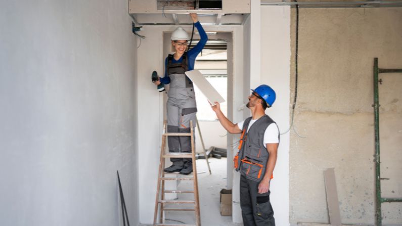 gypsum - repair work