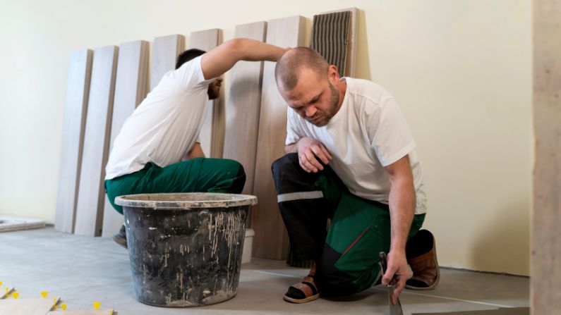 tile surface separation