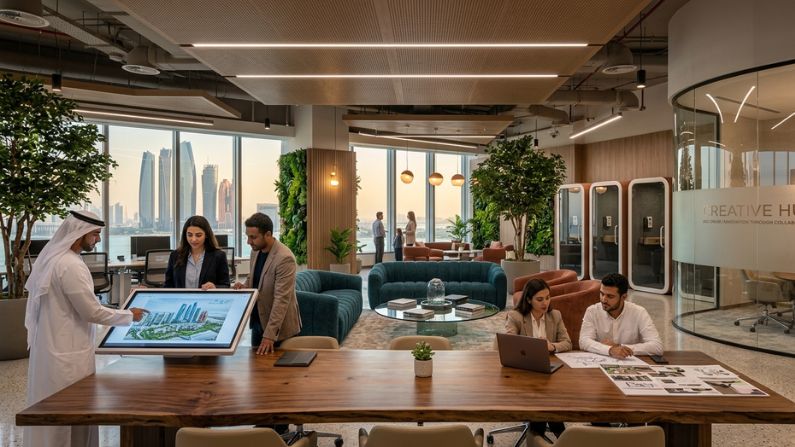 workspace interiors abu dhabi
