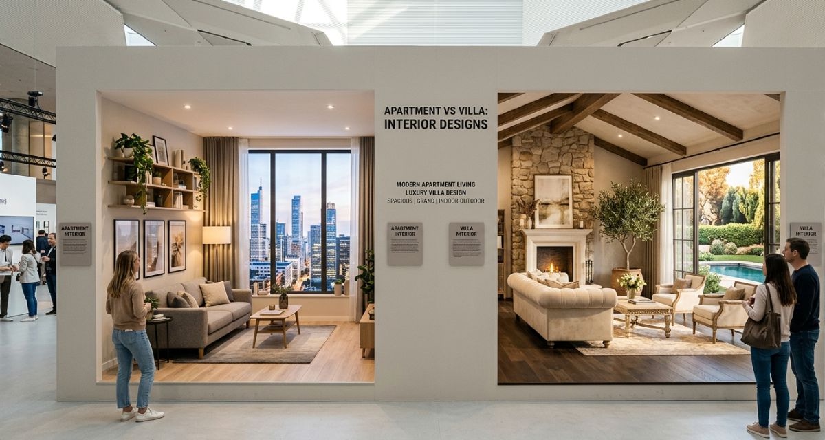 apartment vs villa interior design in uae