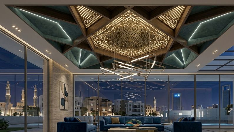 residential false ceiling solutions in Abu Dhabi