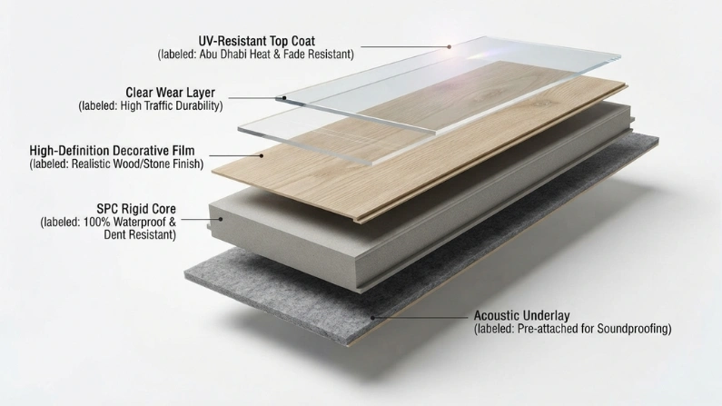 spc flooring in abu dhabi