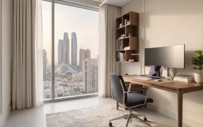 Home Office Design Ideas in Abu Dhabi Apartments for Remote Work