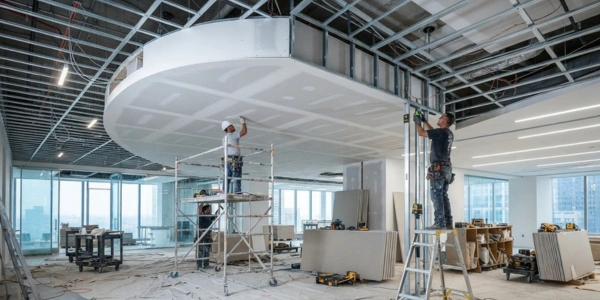 commercial gypsum work