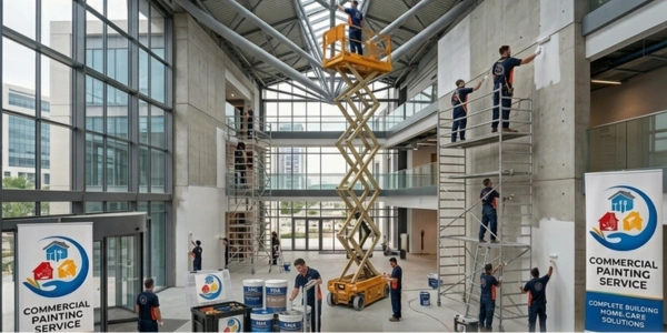 commercial painting services by YMS