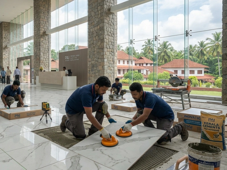 procelain tile installation