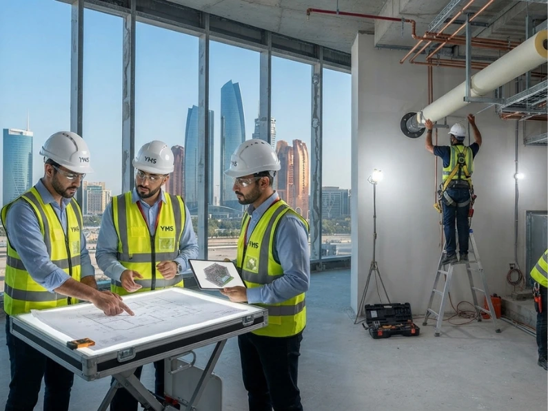 mep contractor in abu dhabi MEP contractor services in Abu Dhabi by YMS Group